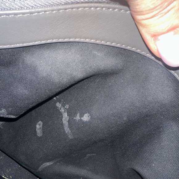 DKNY Gray Genuine Leather Bag With Handles - Picture 9 of 10